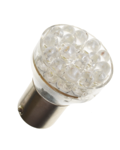Diode bulb 12V BAU15s, 24 LEDs - Yellow